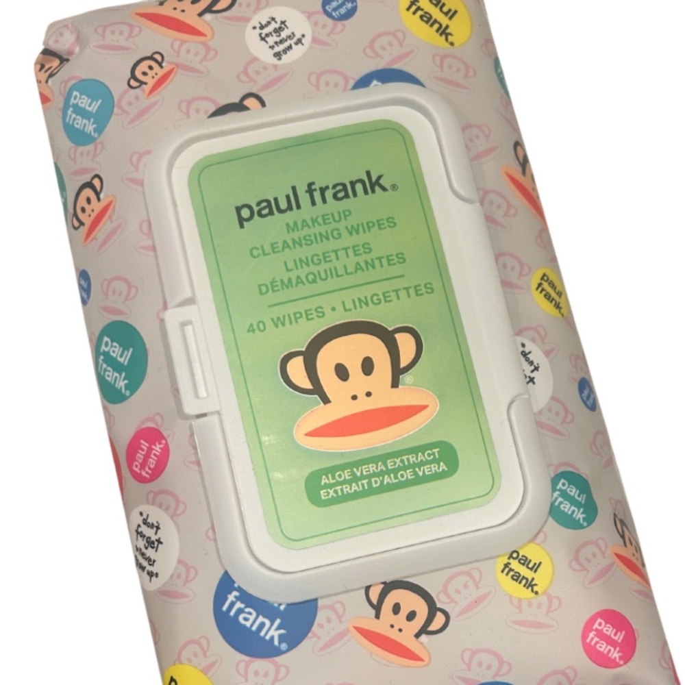 Paul Frank Makeup Cleansing Wipes | Set of 2 Packs | Retinol & Aloe | New - Picture 3 of 7